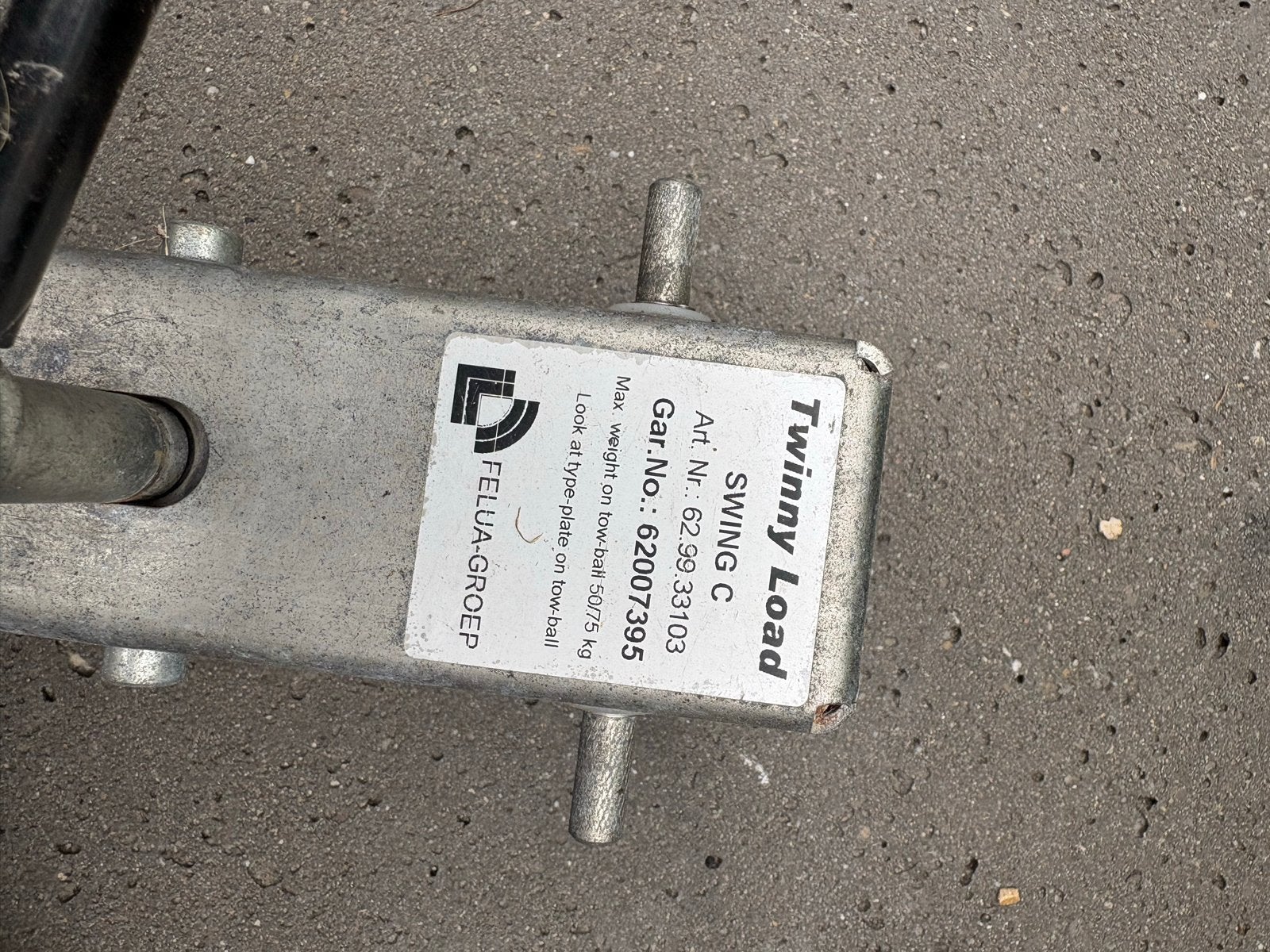 Twinny Load Swing C trekhaak fietsendrager, Ophalen, 2 fietsen, Gebruikt, Trekhaakdrager