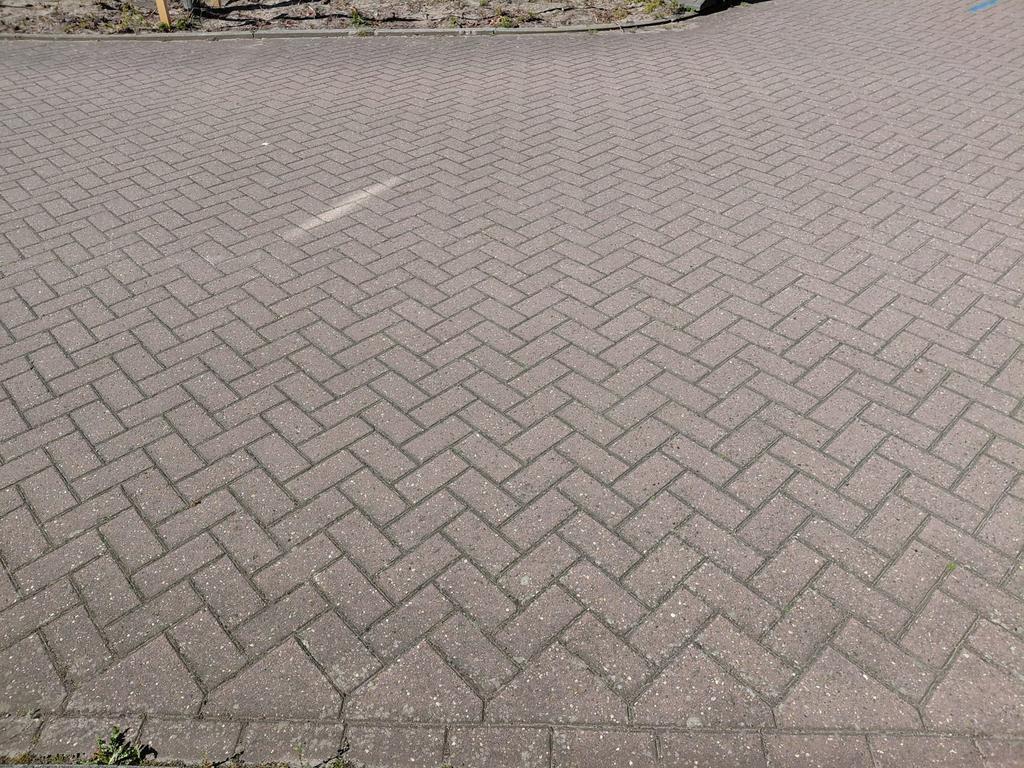 Gebruikte betonklinker 8  cm kleur heide, Tuin en Terras, Ophalen of Verzenden, Zo goed als nieuw, Beton, Klinkers