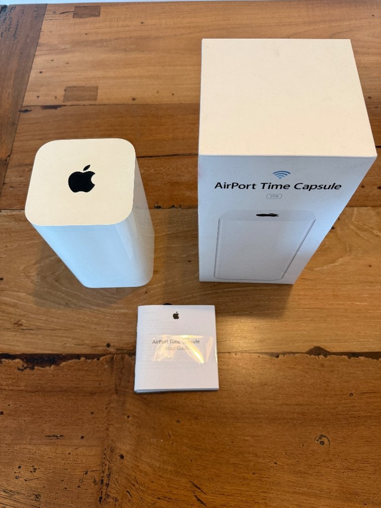 Apple AirPort Time Capsule (ZONDER HDD) + doos, Ophalen of Verzenden, Gebruikt, Router, Apple