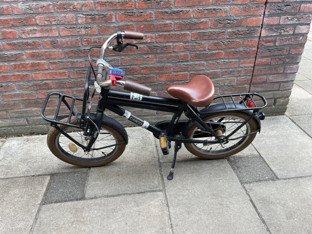 Kinderfiets 16 inch Alpina Cargo, Fietsen en Brommers, Ophalen, Gebruikt, Terugtraprem, 16 tot 20 inch