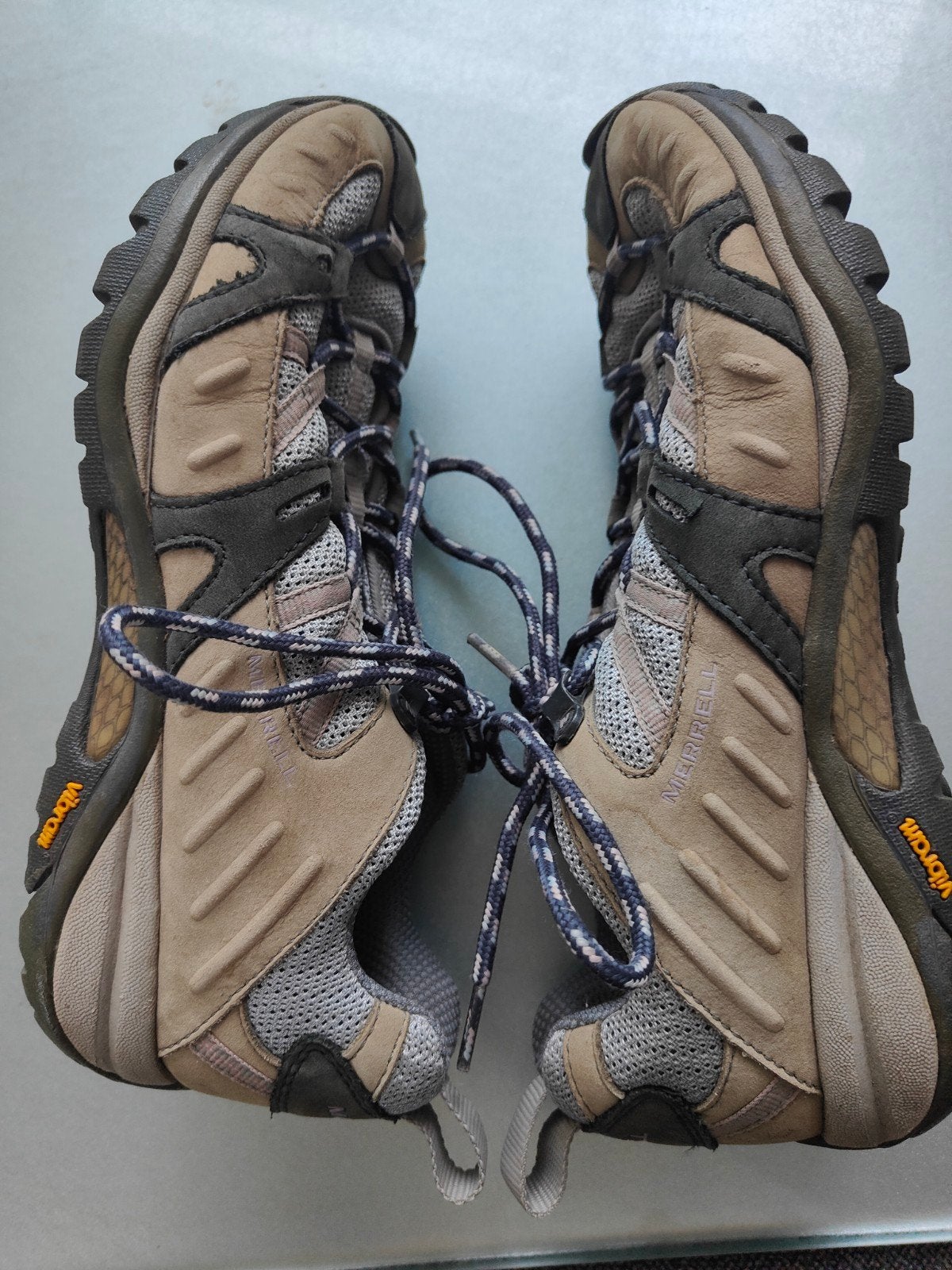 Merrell wandelschoenen maat 38 met veters, Ophalen of Verzenden, Gebruikt, Schoenen