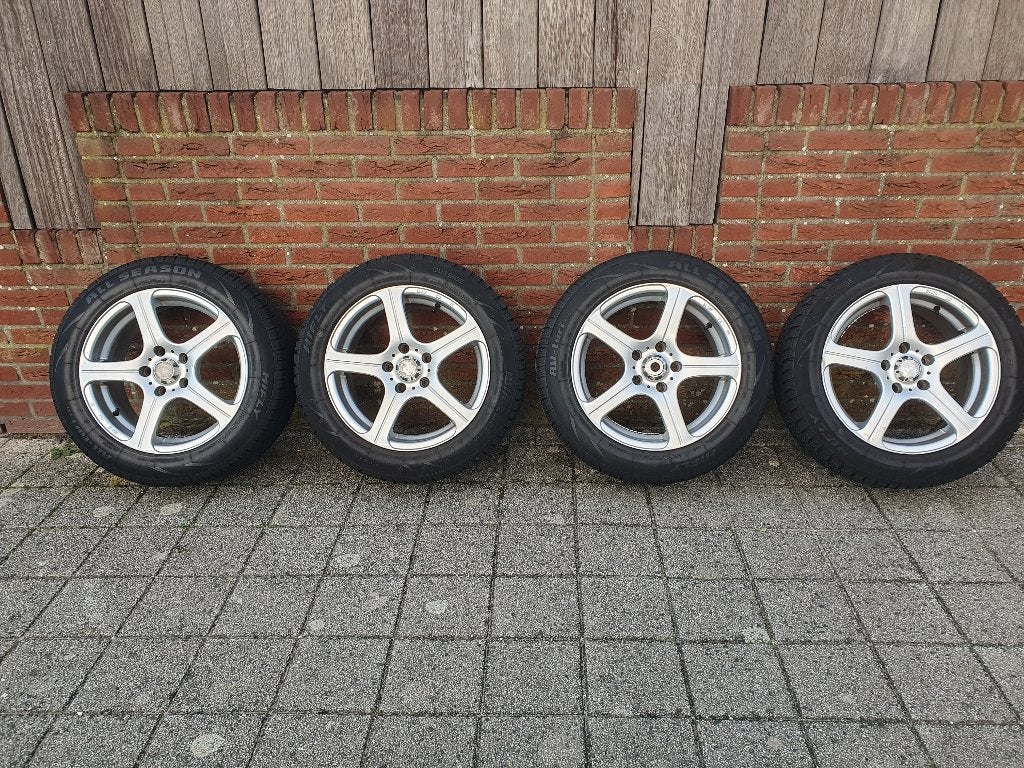 4x 16 inch lichtmetalen SZ velgen steek 5x112, Ophalen, Gebruikt