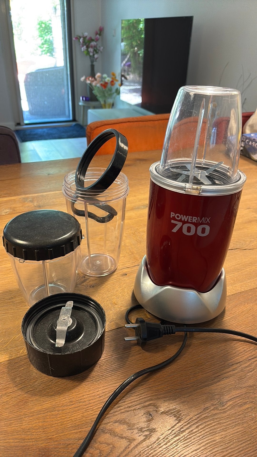 Mooie nutribullet blender powermix voor smoothies, Ophalen of Verzenden, Zo goed als nieuw, Blender