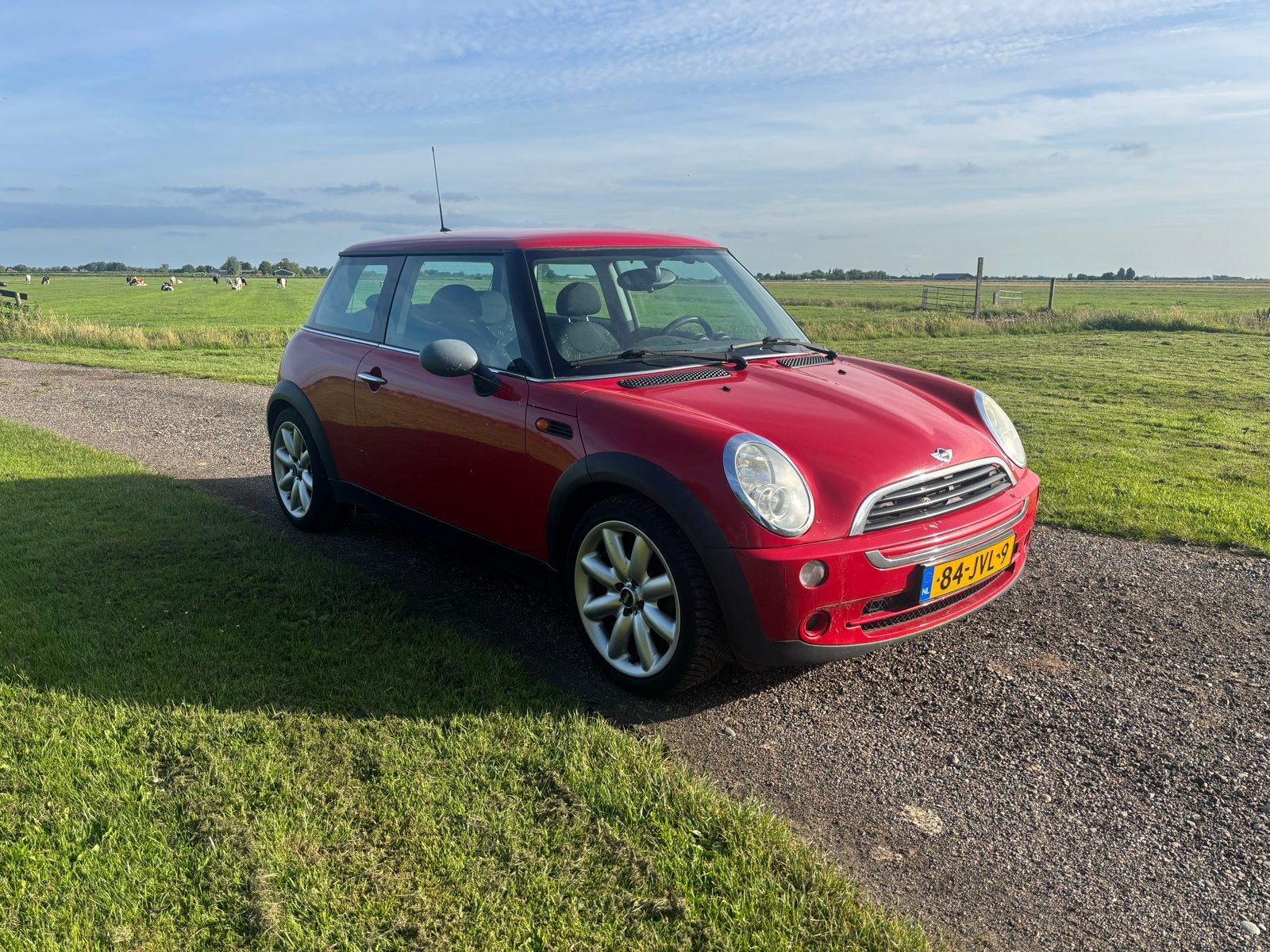 Mini 1.6 ONE 2005 Rood, Auto's, Mini, Voorwielaandrijving, 15 km/l, 4 cilinders, 4 stoelen