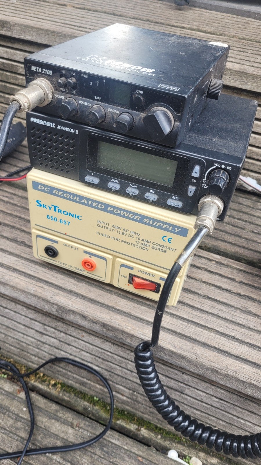 27 mhz 2 x bak 1x voeding, Ophalen of Verzenden