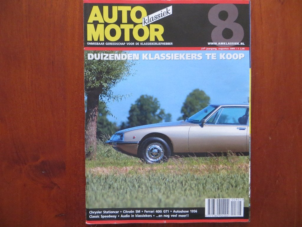 Auto Motor Klassiek 8 2005 Citroën SM, 400i GT1, Chrysler, Ophalen of Verzenden, Nieuw, Citroën