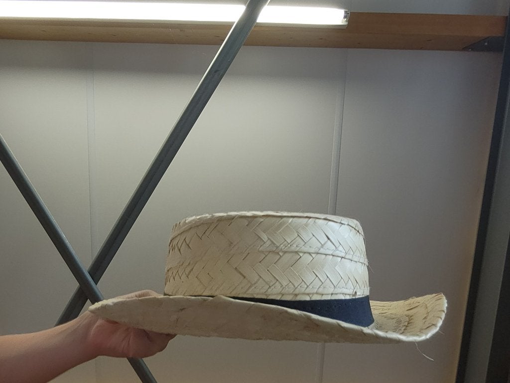 mooie hoed van riet, Kleding | Dames, Hoeden en Petten, Hoed, Nieuw, Onbekend, One size fits all
