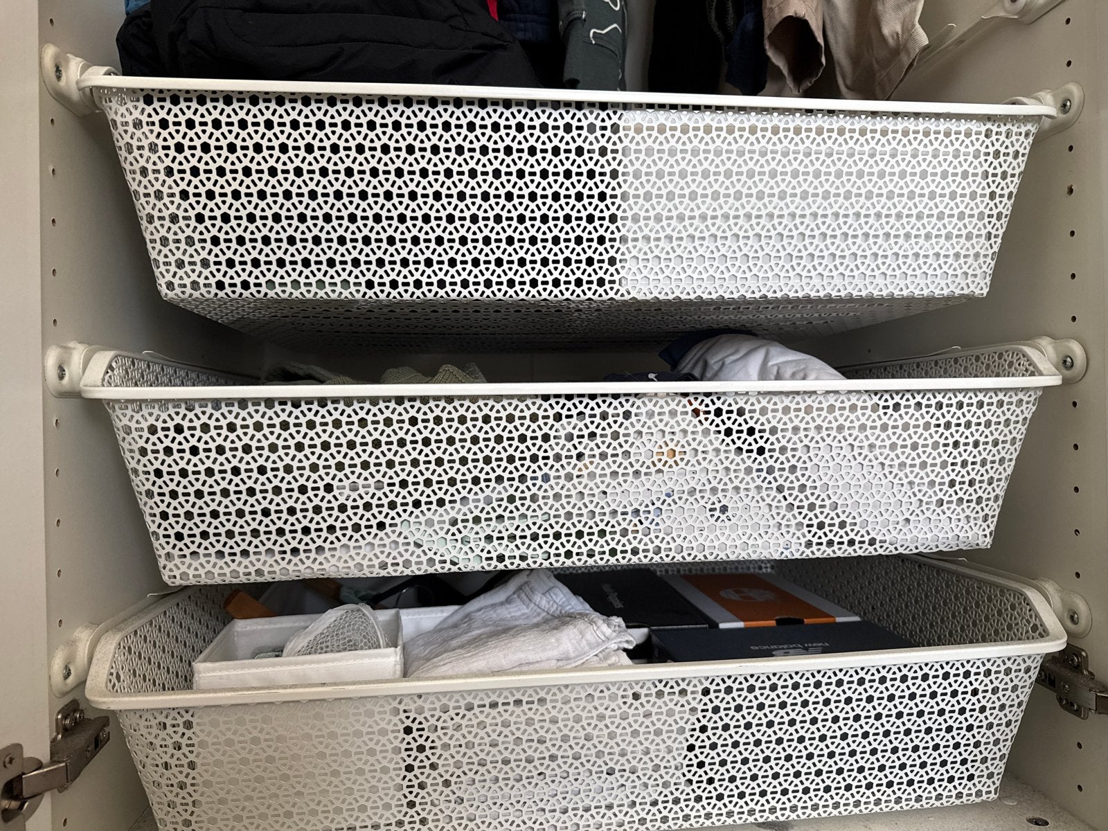 IKEA KOMPLEMENT 75x58 Manden, Lade en Uittrekplank met rails, Ophalen, Gebruikt
