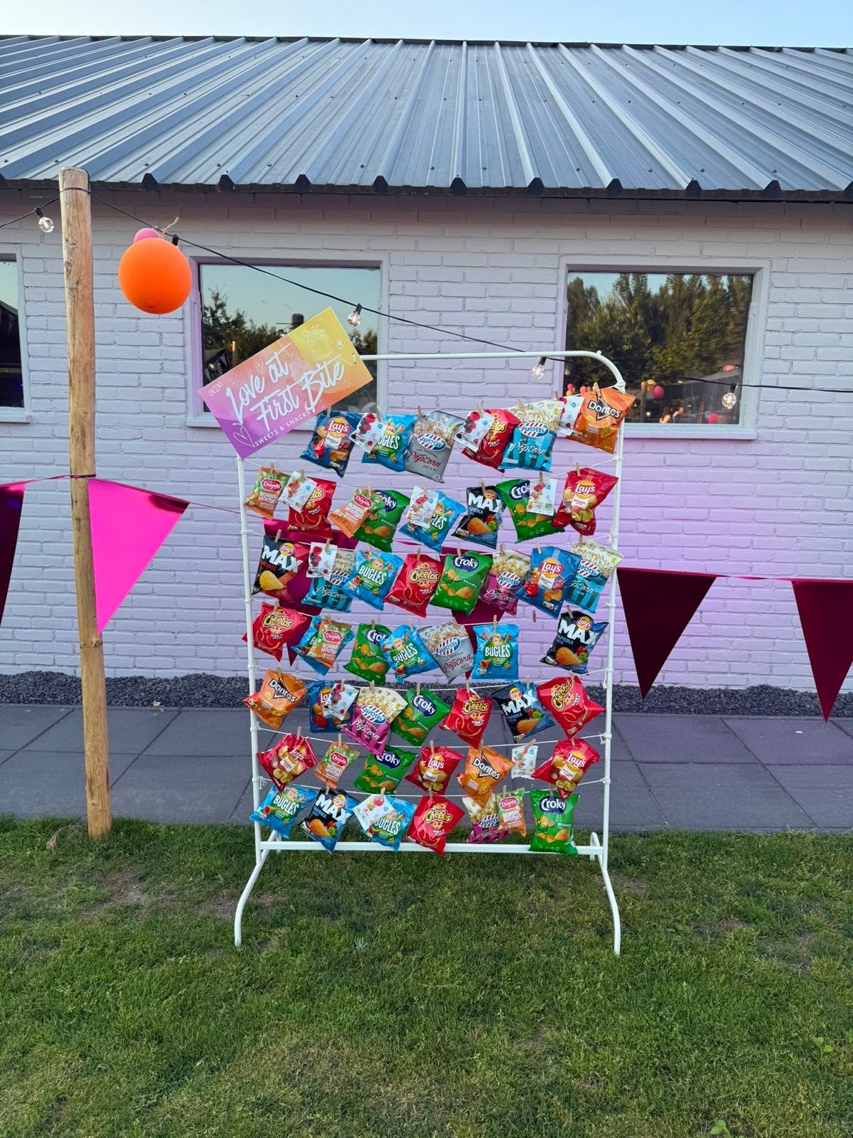 Snackrekken voor Feestjes 3 stuks- Love at First Bite, Ophalen, Gebruikt, Feestartikel, Verjaardag