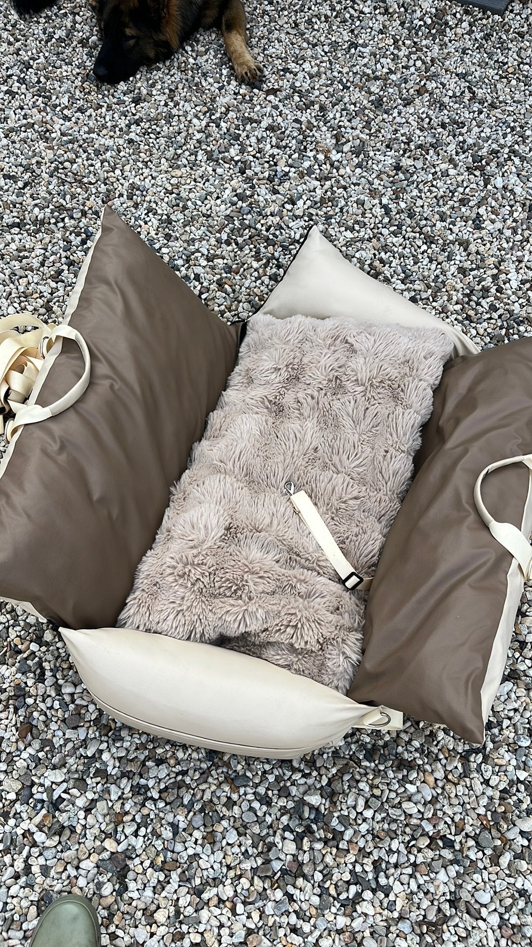 Superfur honden auto bed, Ophalen, Zo goed als nieuw, Vierkant