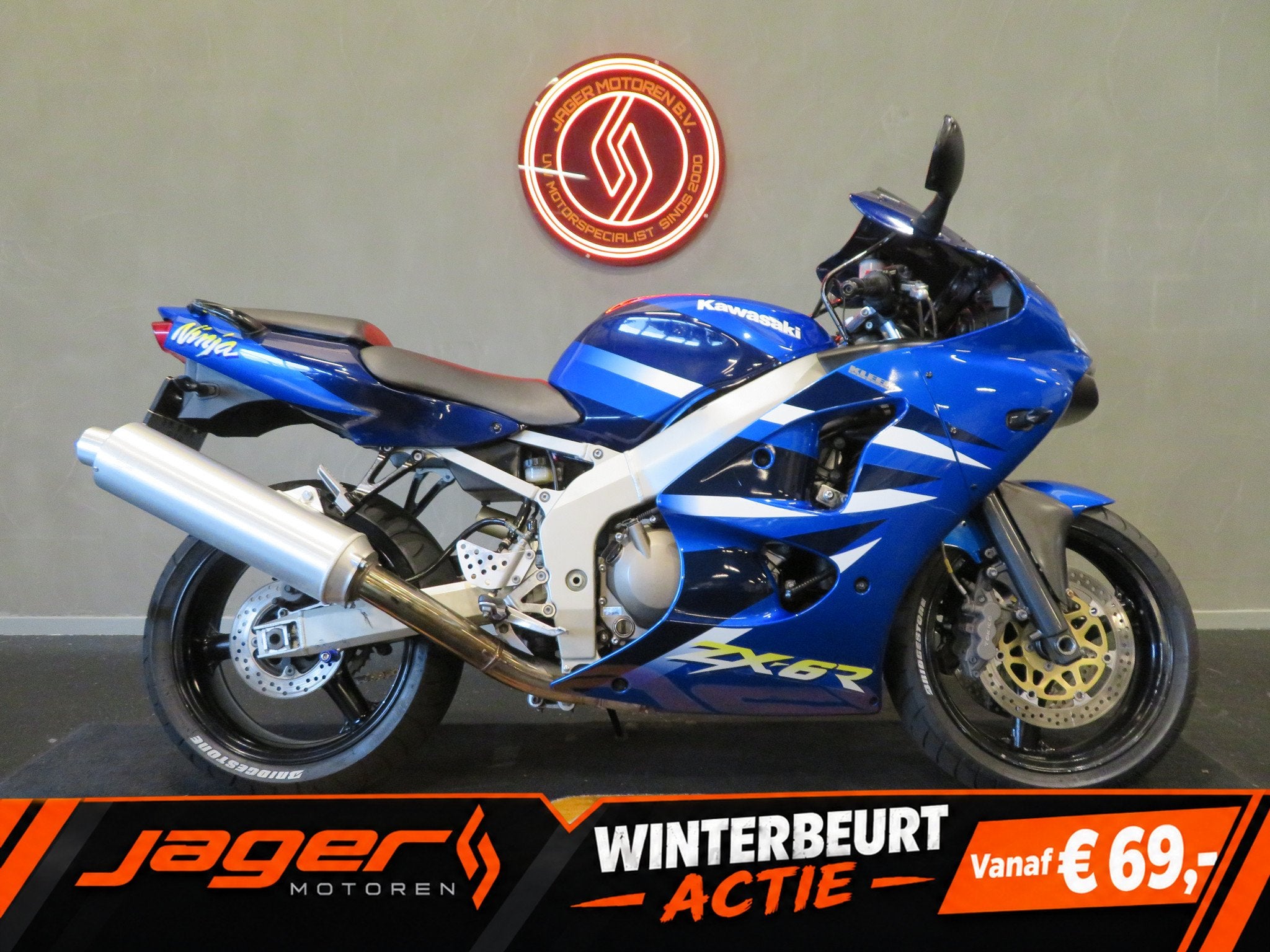 Kawasaki ZX 6R ZX-6R ZX6R NINJA FRAAI! (bj 2001), Motoren, Sport, Gebruikt, Bedrijf