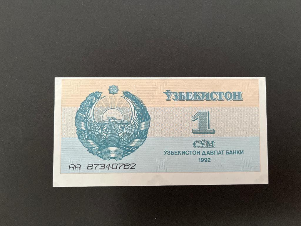 Oezbekistan 1 som 1992 UNC, Postzegels en Munten, Verzenden, Centraal-Azië