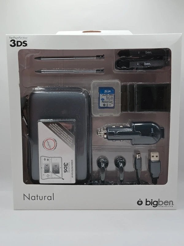 Bigben Nintendo 3DS Accessoirepakket Natural NIEUW!, 11-1 Hokotate-cho, Kamitoba, Minami-ku, Kyoto 601-8501, Japan, 1 speler, 11-1 Hokotate-cho, Kamitoba, Minami-ku, Kyoto 601-8501, Japan