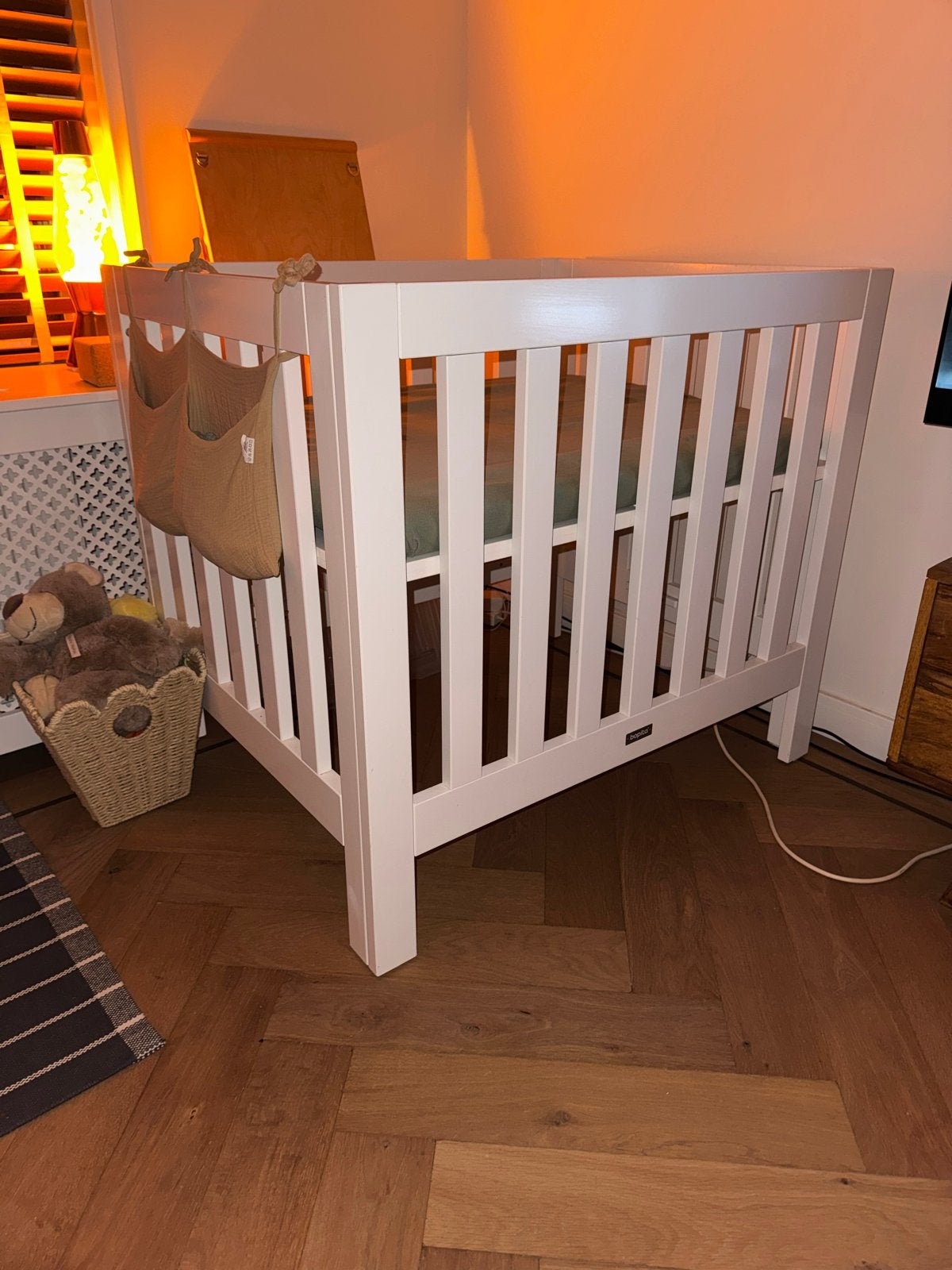 Bopita Box met IKEA Matras en Extra's - Uitstekende Staat, Ophalen, Zo goed als nieuw, Rechthoekig