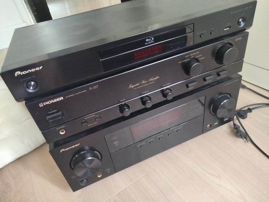 Pioneer Hifi Set: Receiver, Versterker & Blu-ray Speler, Ophalen, Gebruikt