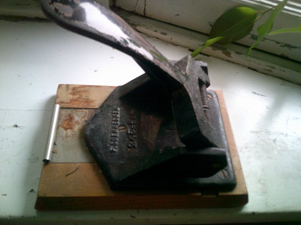 Oude kantoorperforator, Verzenden, Gebruikt