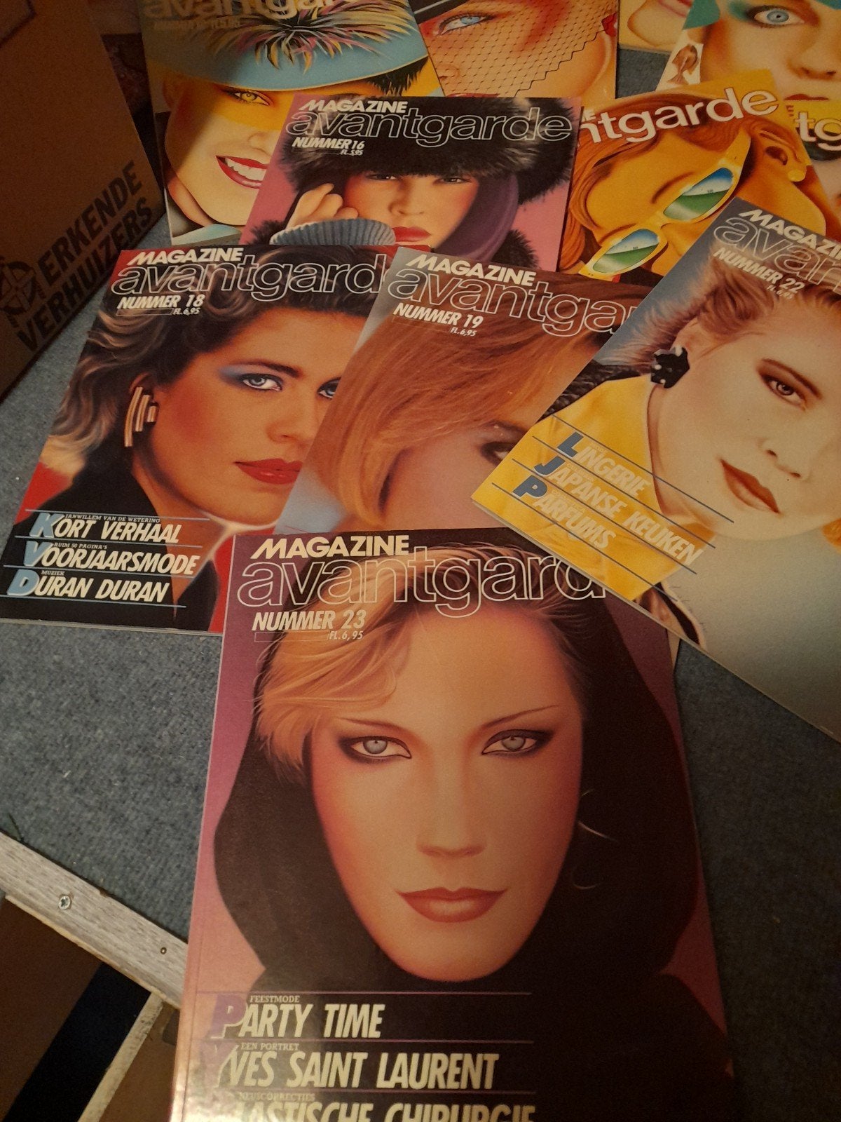 13 vintage Magazine Avantgarde Collectie - Jaren '80 en '9, Ophalen of Verzenden, Gelezen, Glossy