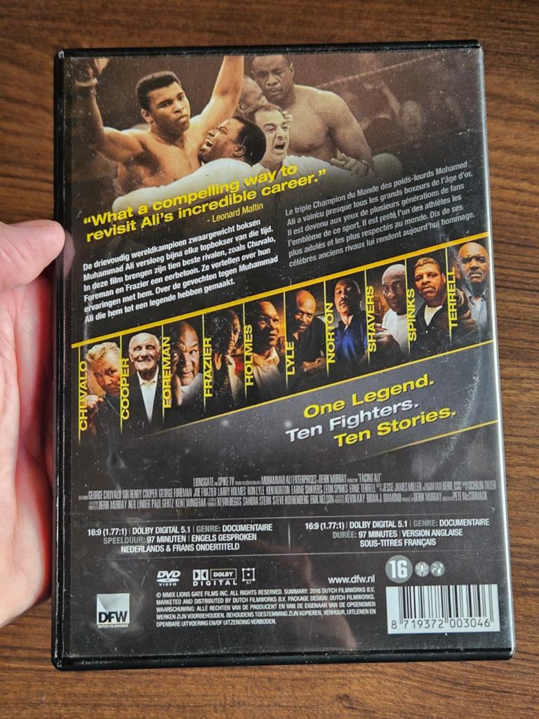 DVD Facing Ali boksen Muhammad Ali, Ophalen of Verzenden, Gebruikt