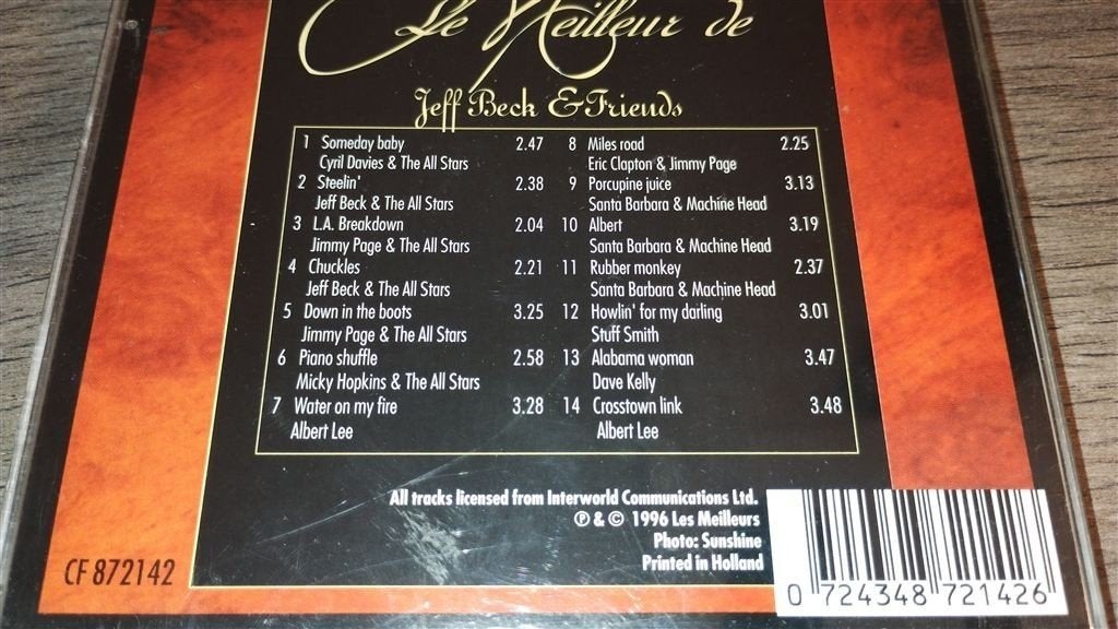 Jeff Beck & Friends - Le Meilleur De, Ophalen of Verzenden, Zo goed als nieuw, Poprock