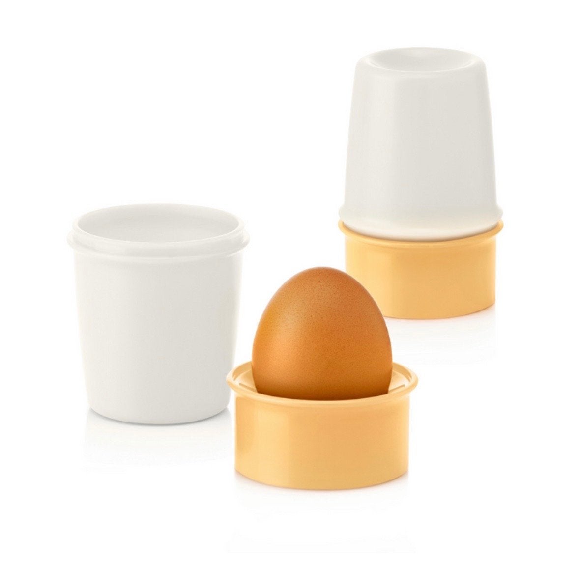Tupperware Eierdopjes Set - Wit/Geel, Wit, Overige typen, Nieuw, Ophalen of Verzenden