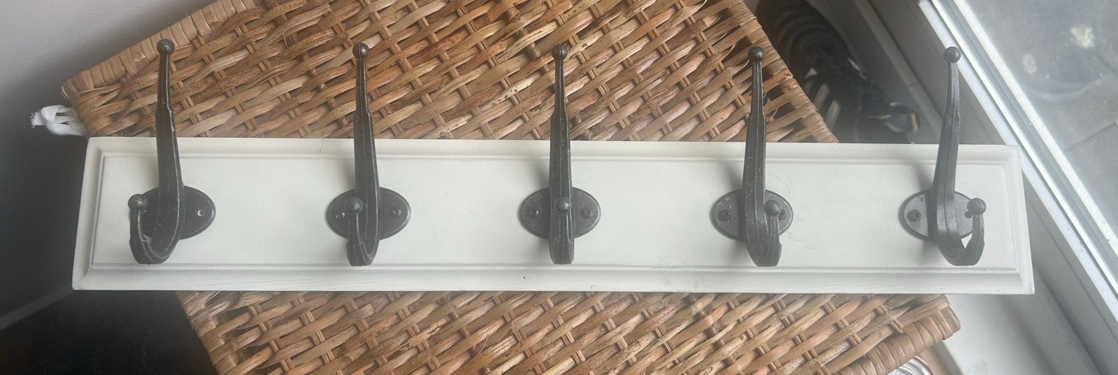 IKEA Kapstok met 5 haken - Gebruikt, compleet, Ophalen, Gebruikt, Metaal, Wandkapstok