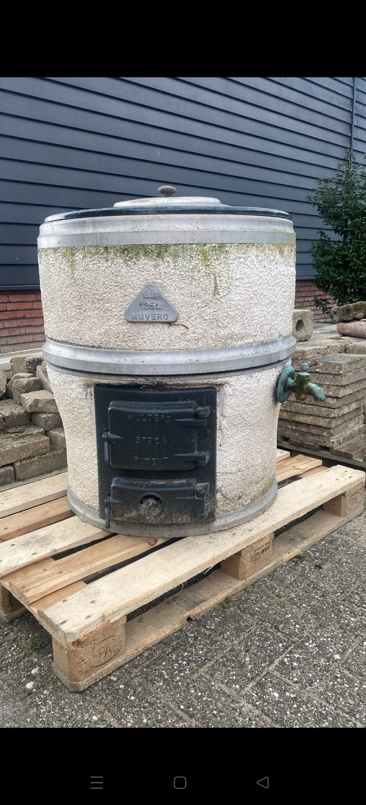 Robuuste Mulders Vuurton - Ideaal voor Tuin en Terras, Ophalen of Verzenden, Gebruikt, Vuurton