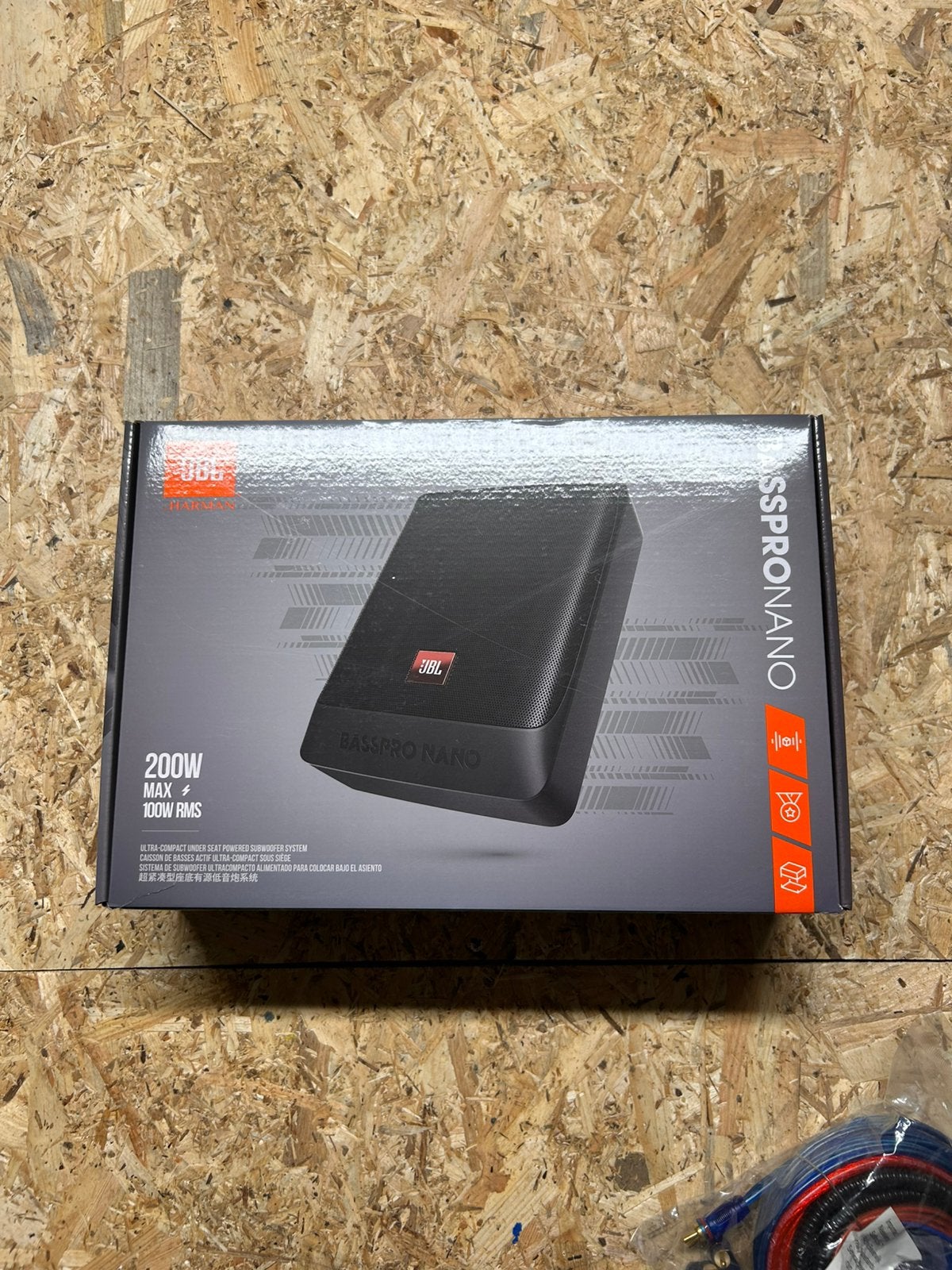 JBL BassProNano underseatwoofer, Ophalen of Verzenden, Zo goed als nieuw