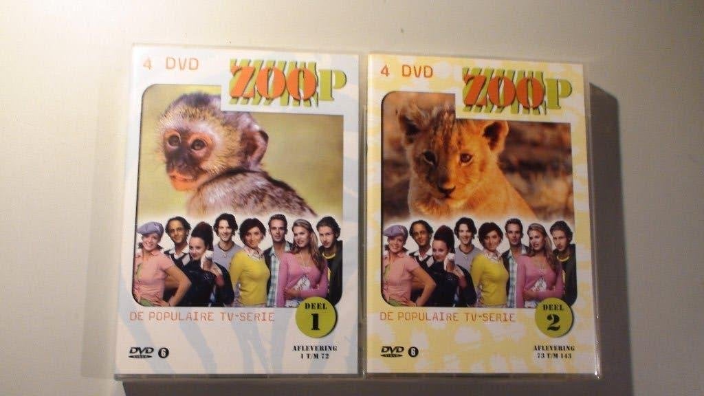 ZOOP Deel 1  & Deel  2  (4 DVd), Alle leeftijden, Nederlands, Overige genres, Zo goed als nieuw