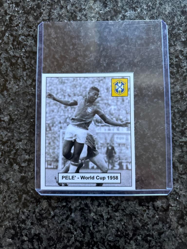 Pele voetbalplaatje - Maxpunta - World Cup 1958, Verzenden, Zo goed als nieuw, Buitenlandse clubs, Poster, Plaatje of Sticker