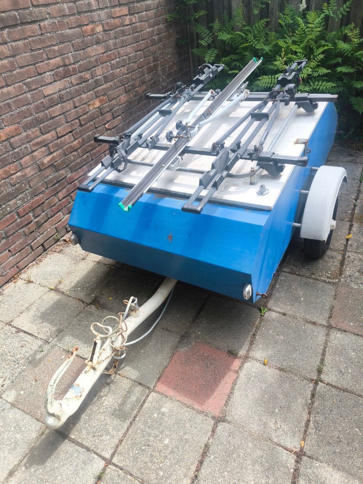 Retro aanhangwagen / bagagewagen / aanhanger, Ophalen, Gebruikt
