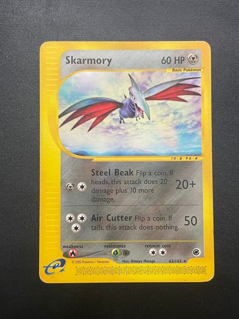 Skarmory 63/165, Expedition base set, Hobby en Vrije tijd, Verzamelkaartspellen | Pokémon, Ophalen of Verzenden, Zo goed als nieuw