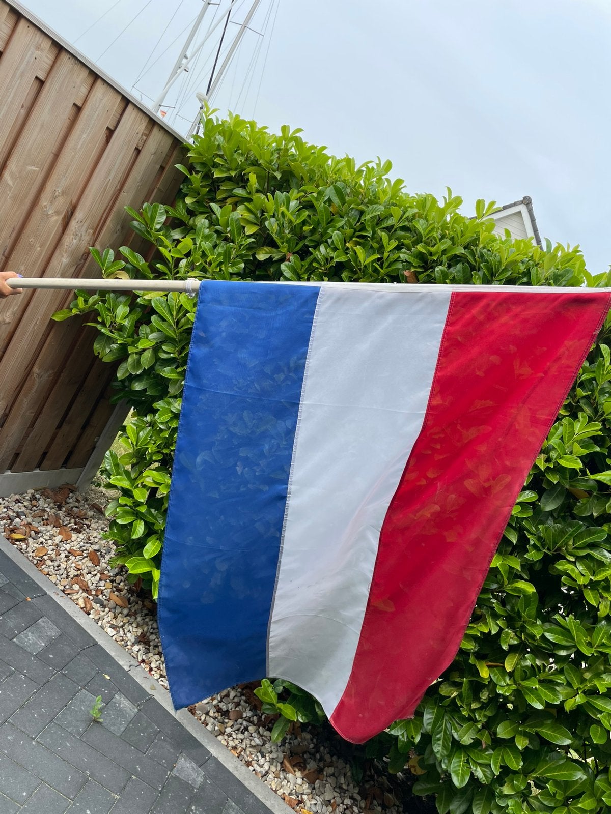 Nederlandse vlag op stok, Diversen, Ophalen, Gebruikt