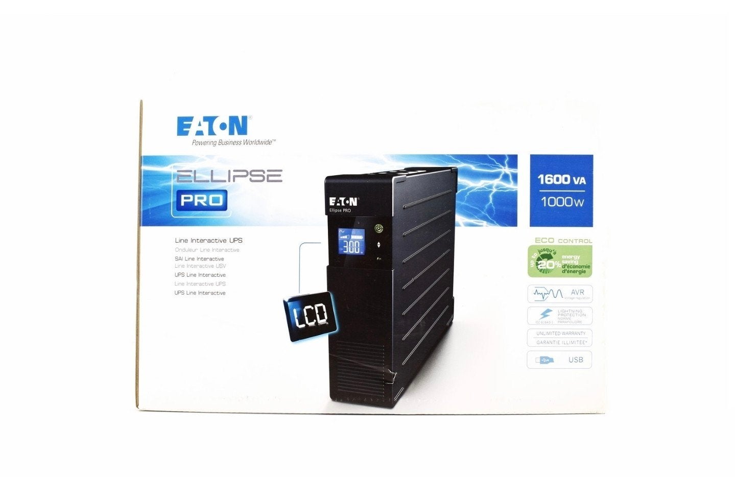 Eaton Ellipse PRO 1600 DIN UPS - Brand New in Box, Computers en Software, Noodvoedingen (UPS), Ophalen of Verzenden, Nieuw