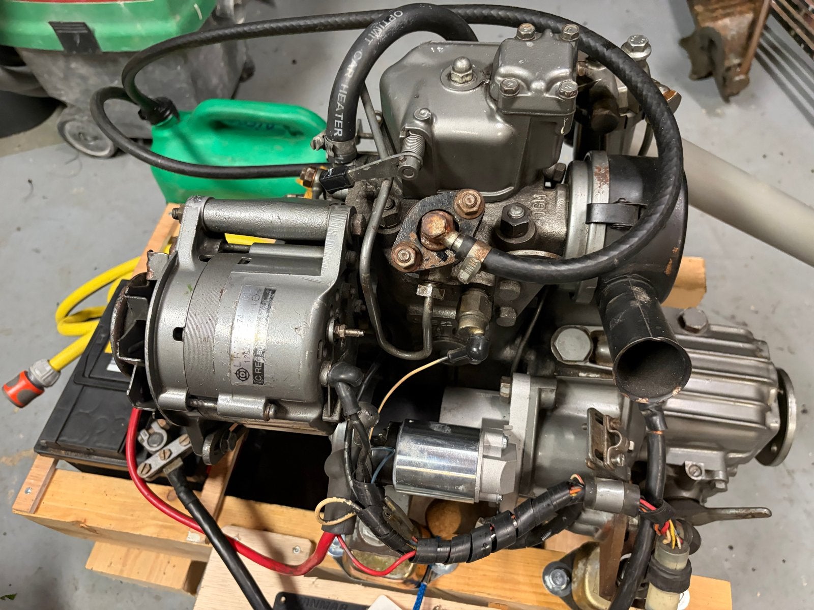 Yanmar 1GM 6.5 PK Diesel Binnenboordmotor met Bedieningspane, Ophalen, Zo goed als nieuw