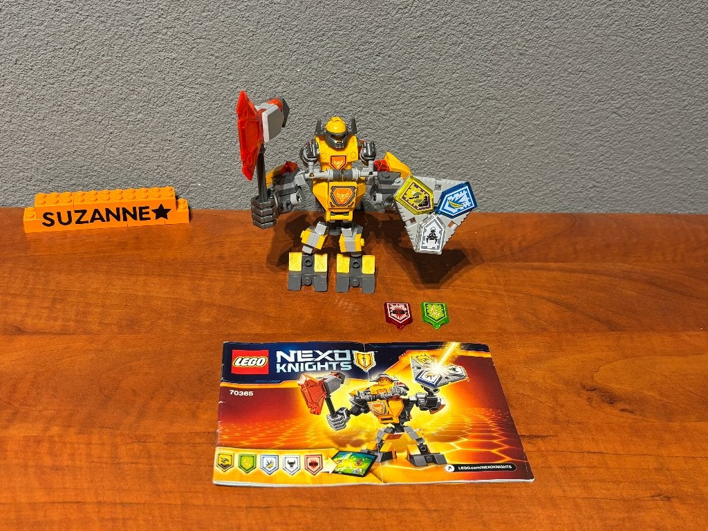 Lego 70365 - Nexo Knights - Battle Suit Axl, Overige thema's, Lego, Ophalen of Verzenden, Complete set