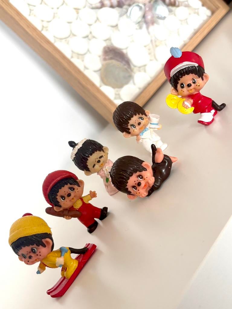 Vintage set monchhichi aapjes, Ophalen of Verzenden