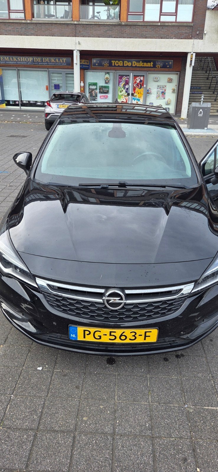 Opel Astra 1.4 Turbo 110KW 5D 2017 Zwart, 4 cilinders, 620 kg, Zwart, Origineel Nederlands