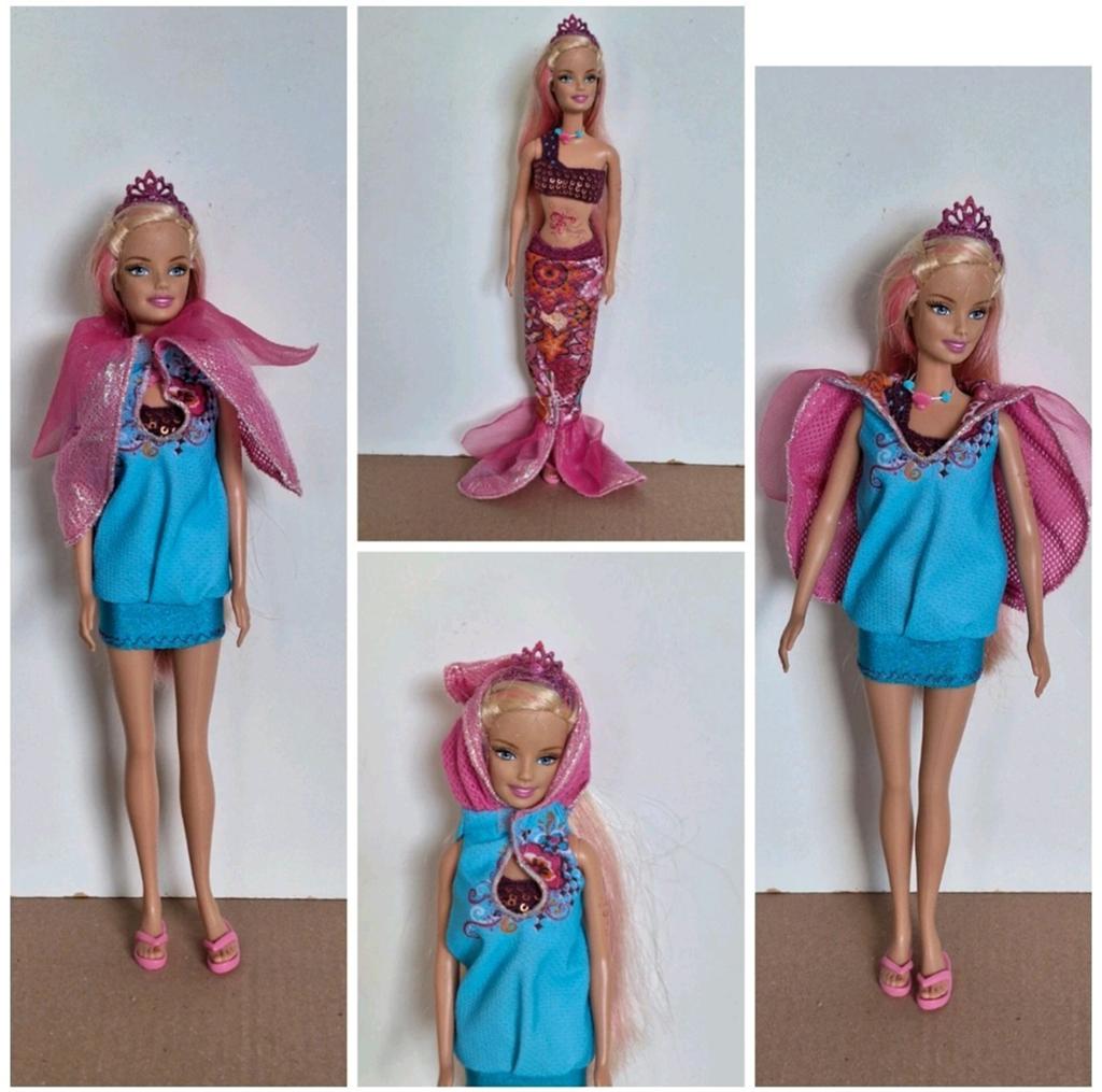 Mooie Barbie Merliah (A Mermaid Tale) 2-in-1 transformer, Ophalen of Verzenden, Barbie