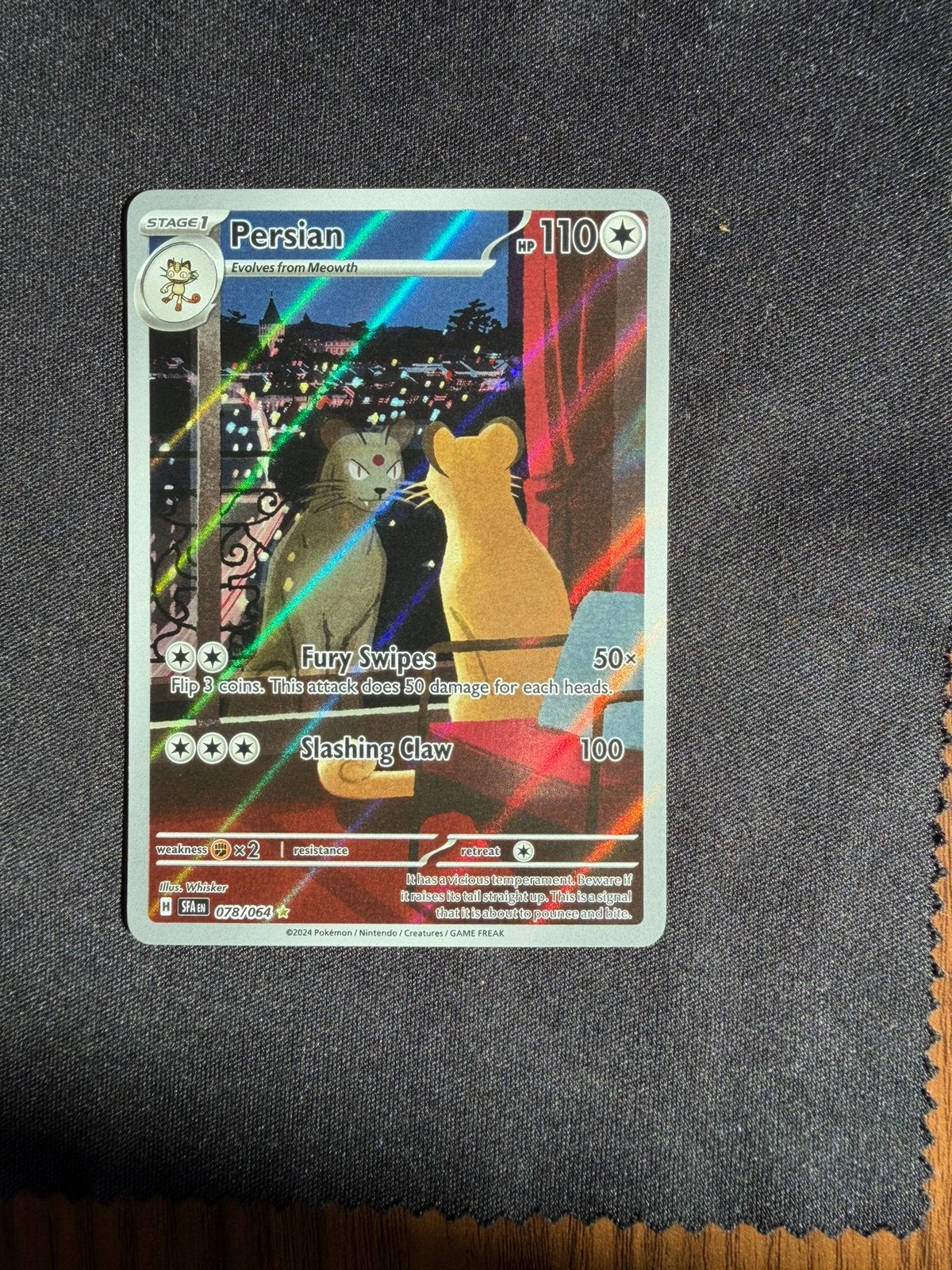 Pokemon Persian 078/64 Shrouded Fable, Ophalen of Verzenden, Zo goed als nieuw