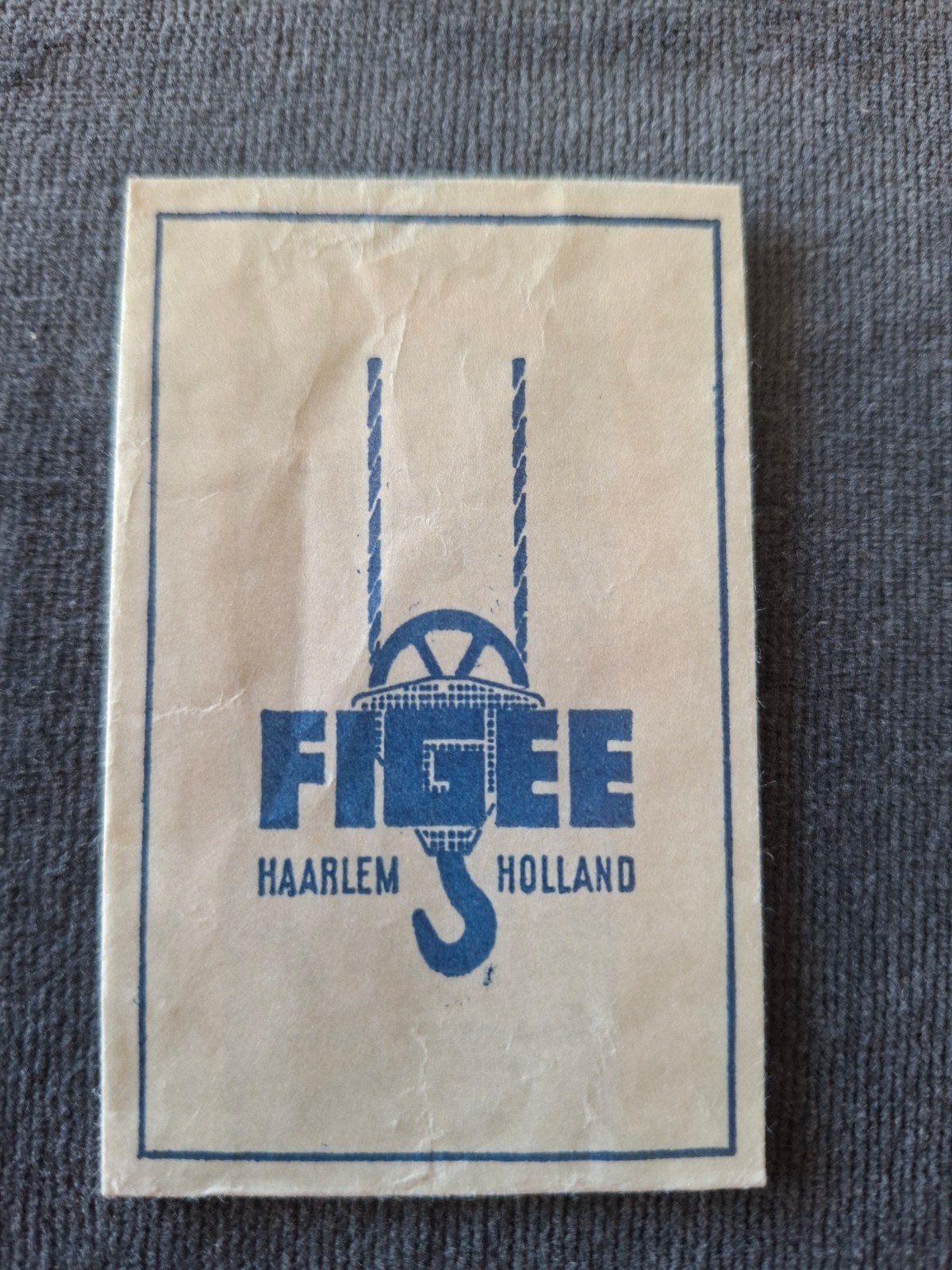 Haarlem, Figee, Verzamelen, Suikerzakjes, Verzenden, Nederland