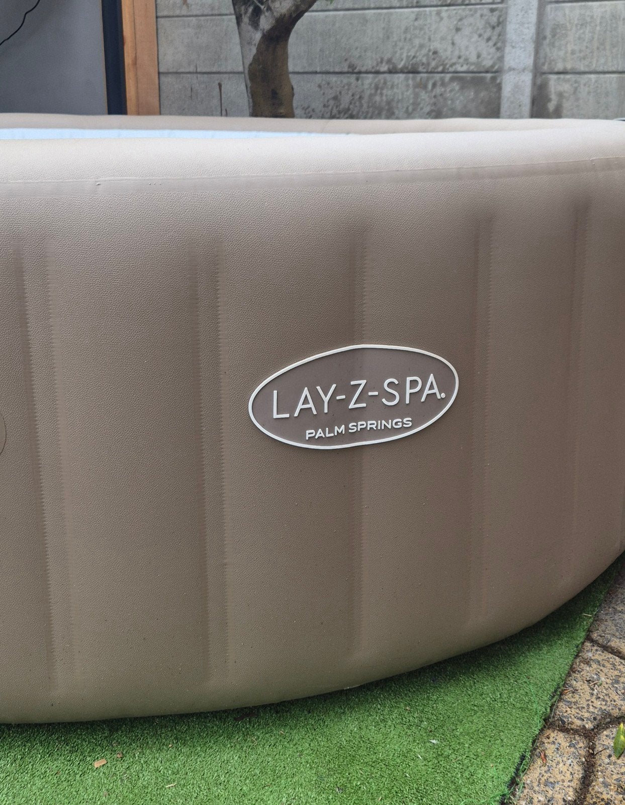 Lay-Z-Spa Palm Springs opblaasbare jacuzzi met accessoires, Tuin en Terras, Bubbelbaden en Hottubs, Ophalen, Gebruikt, Filter