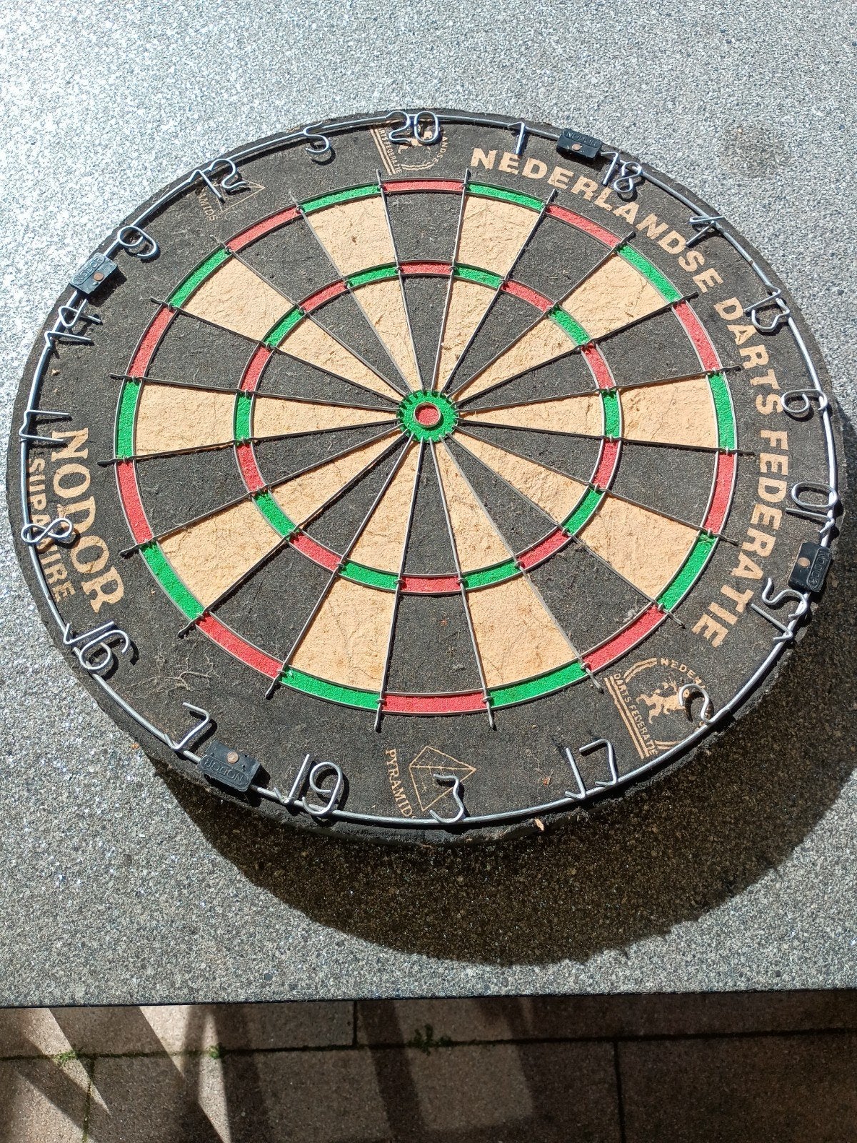 Dartbord Nodor supawire, Sport en Fitness, Darts, Ophalen, Dartbord