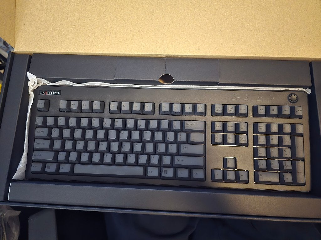 Topre REALFORCE R3 black R3HB13, Computers en Software, Toetsenborden, Ophalen, Draadloos, Qwerty, Topre