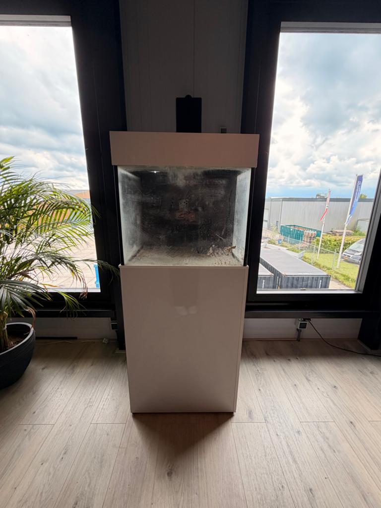 Zout water aquarium kubus circa 200 liter, Dieren en Toebehoren, Vissen | Aquaria en Toebehoren, Ophalen, Leeg aquarium