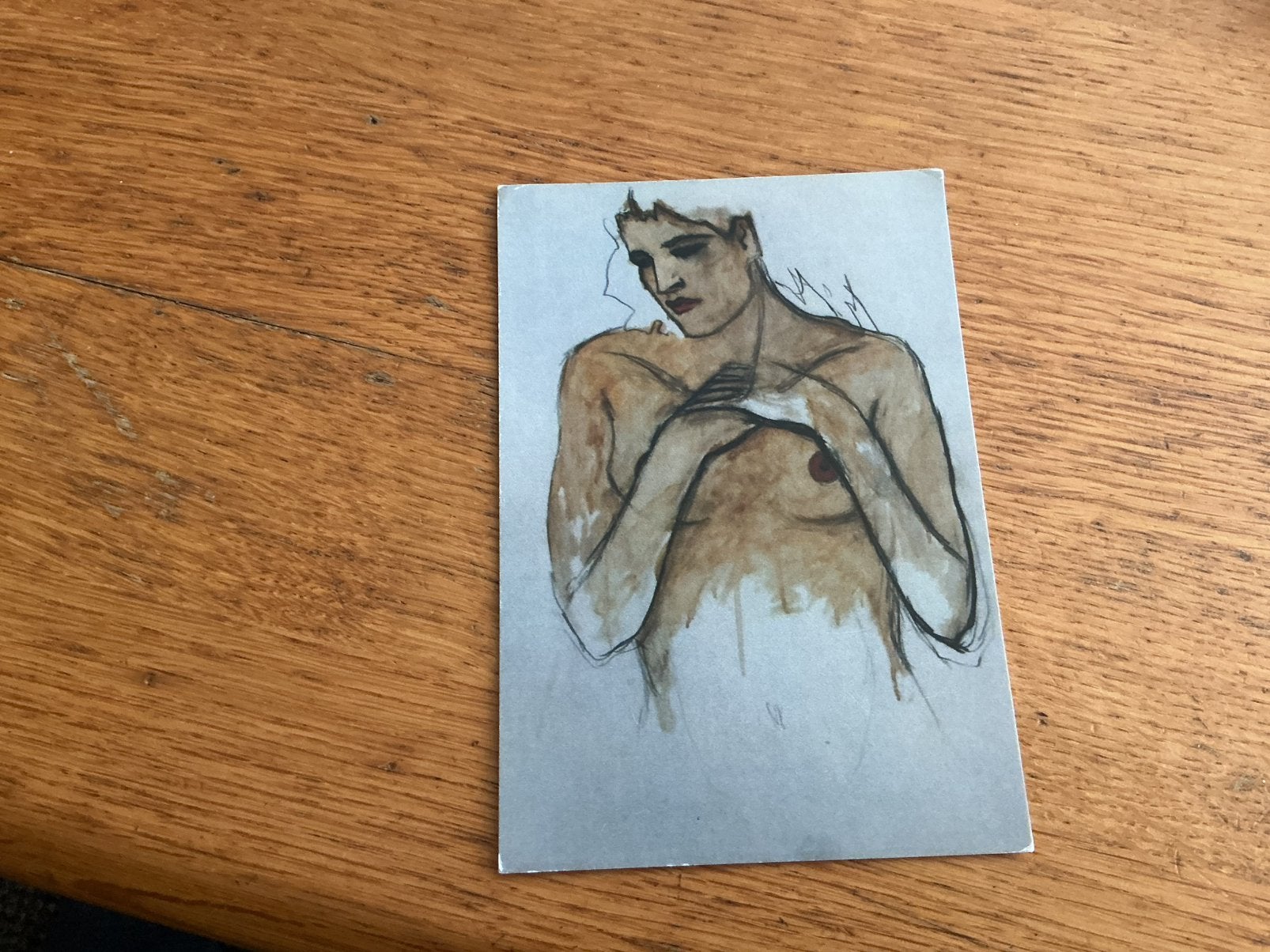 O333 topless vrouw, Verzamelen, Foto's en Prenten, Ophalen of Verzenden, Voor 1940, Zo goed als nieuw