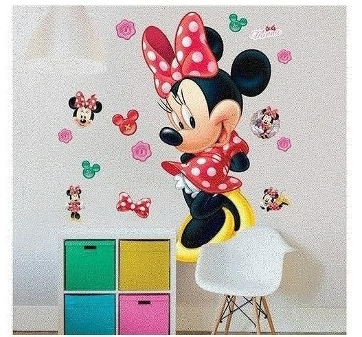 Minnie Mouse XXL Muursticker - Disney, Verzamelen, Ophalen of Verzenden, Overige figuren, Nieuw, Overige typen