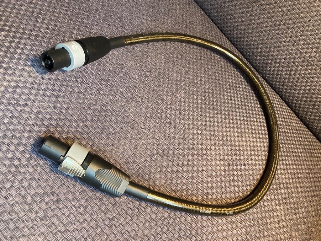 Chord EpicX - Speakon speaker cable, Verzenden, Nieuw, Minder dan 2 meter, Luidsprekerkabel