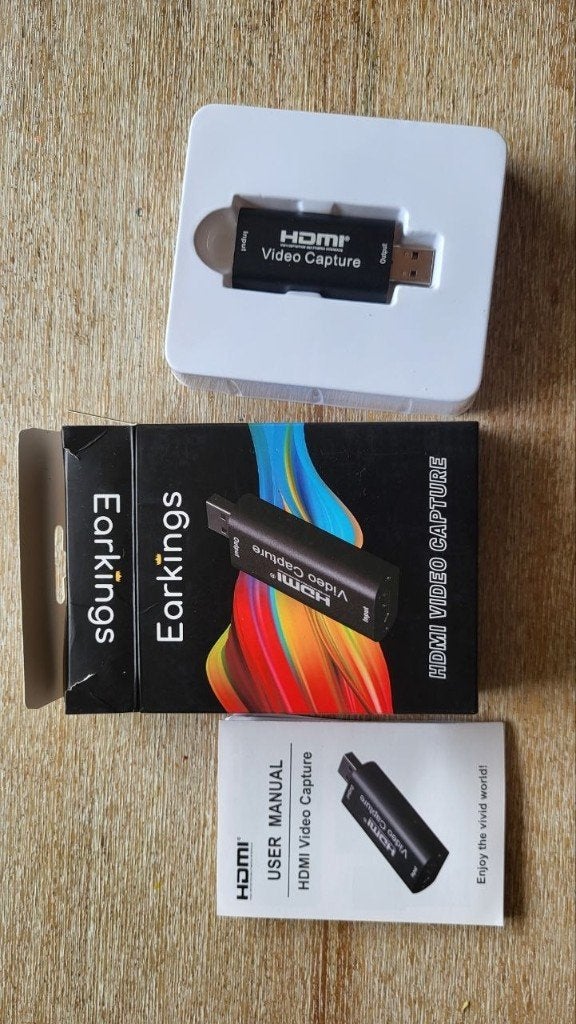 Earkings HDMI video capture USB - capturekaart, Computers en Software, Ophalen of Verzenden, Zo goed als nieuw