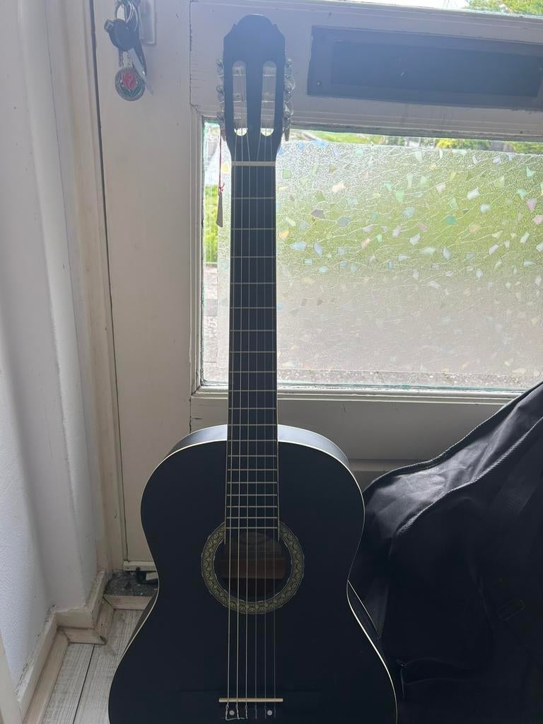 gitaar te koop, Ophalen, Zo goed als nieuw, Klassieke of Spaanse gitaar, Met koffer