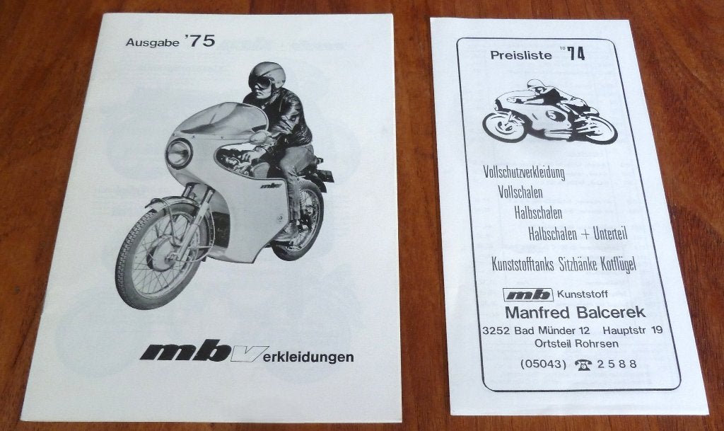 Folder MBV MB- Verkleidungen + Prijslijst 1975, Ophalen of Verzenden, Overige merken